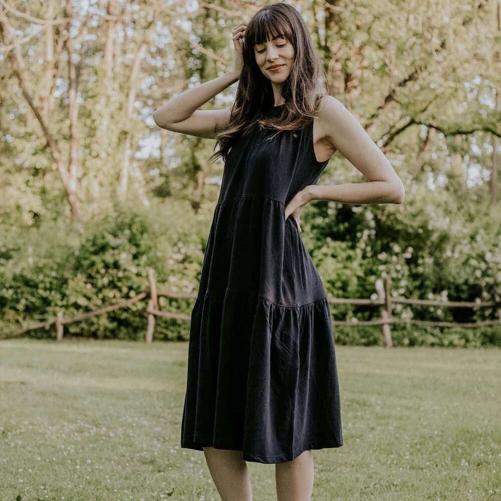 Everlane The Weekend Tiered Dress XS NWT